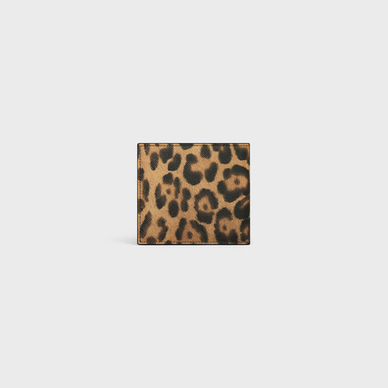BI-FOLD WALLET WITH COIN IN TRIOMPHE CANVAS SLG CEL.C
