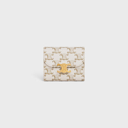 SMALL FLAP WALLET IN TRIOMPHE CANVAS