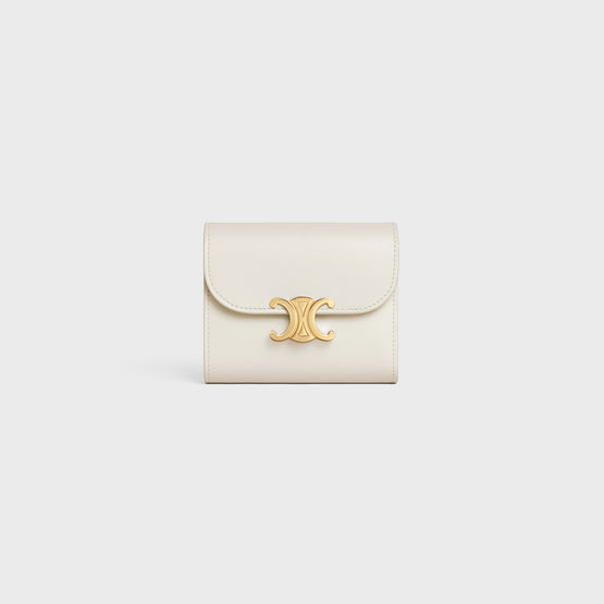 SMALL FLAP WALLET IN SHINY CALFSKIN