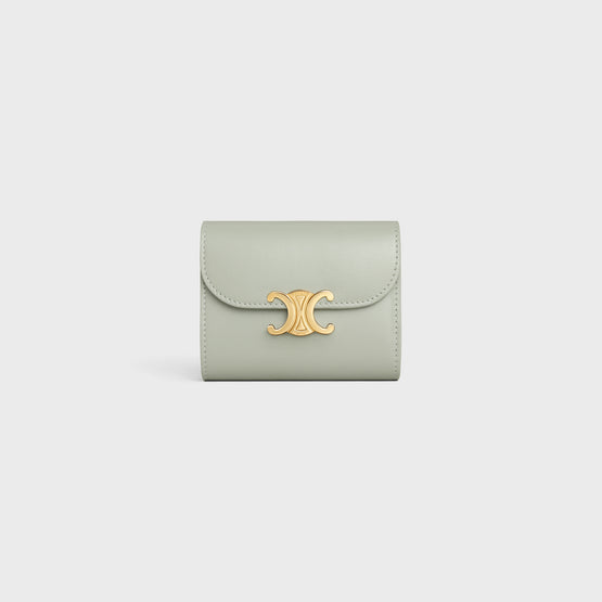 SMALL FLAP WALLET IN SHINY CALFSKIN