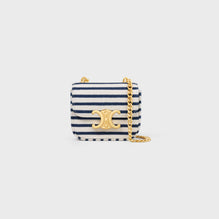 MINI CHAIN CLAUDE IN MAILLON TRIOMPHE STRIPED TEXTI