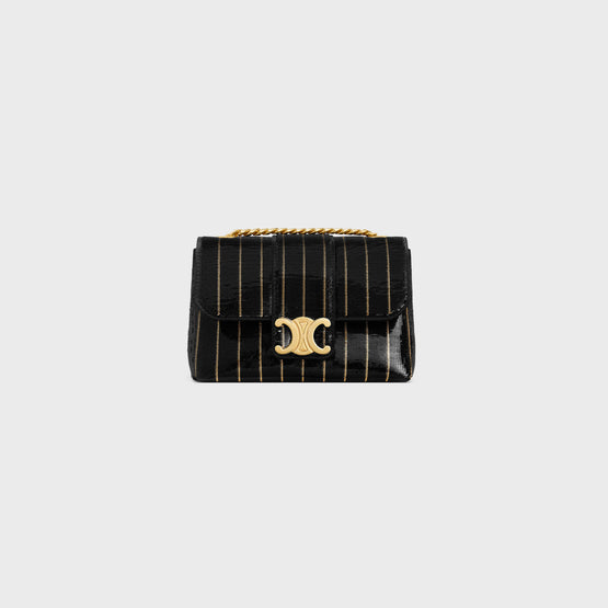 MINI CELINE VICTOIRE IN STRIPED SEQUINS