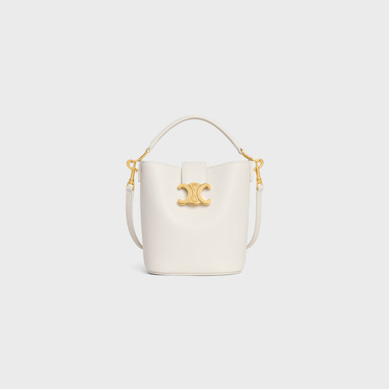 MINI BUCKET LOUISE IN SMOOTH CALFSKIN