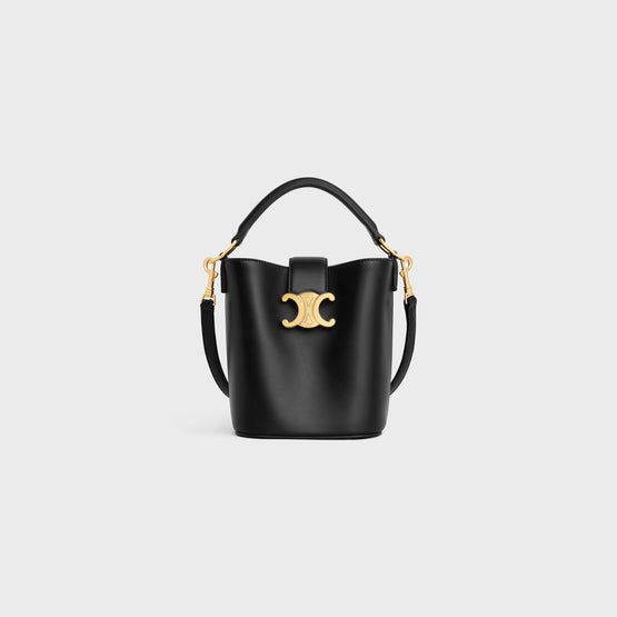 MINI BUCKET LOUISE IN SMOOTH CALFSKIN