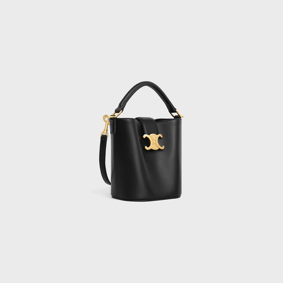MINI BUCKET LOUISE IN SMOOTH CALFSKIN