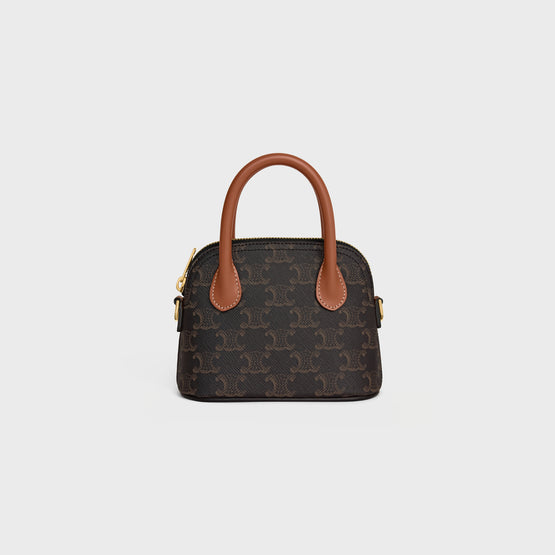 MINI HONORINE IN TRIOMPHE CANVAS & CALFSKIN