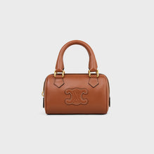 MINI BOSTON IN CUIR TRIO.SLG SMOOTH CALFSKIN