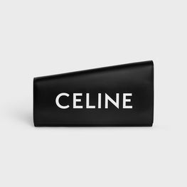 ASYMETRIC CLUTCH IN EVENING SHINY CALFSKIN W/