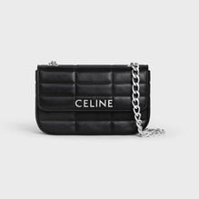 CHAIN SHOULDER BAG IN MATELAS.MONO.CELINE QUILT