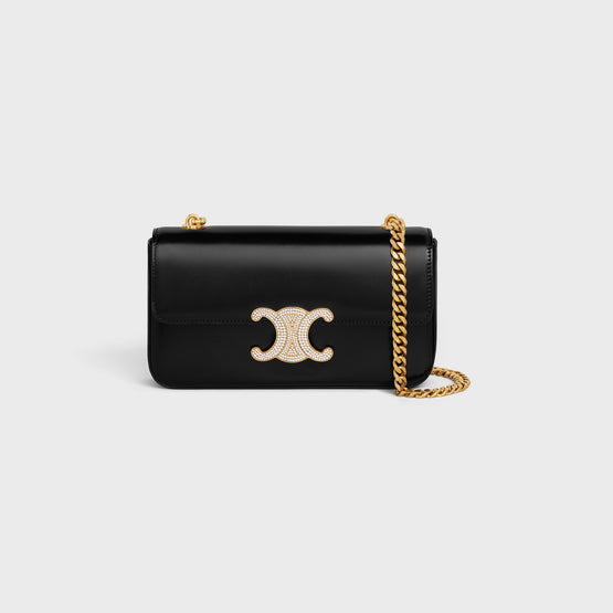 CHAIN SHOULDER CLAUDE IN SHINY CALFSKIN