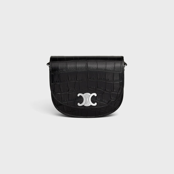 MEDIUM BESACE IN TRIOMPHE CROCO. EMBOS. CA
