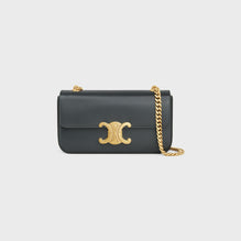 CHAIN SHOULDER CLAUDE IN SHINY CALFSKIN
