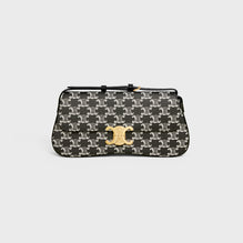 MEDIUM CELINE LOLA IN TRIOMPHE CANVAS TWO-TONE & CAL