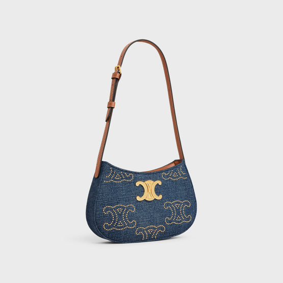 MEDIUM TILLY IN TILLY DENIM WITH TRIOMPHE
