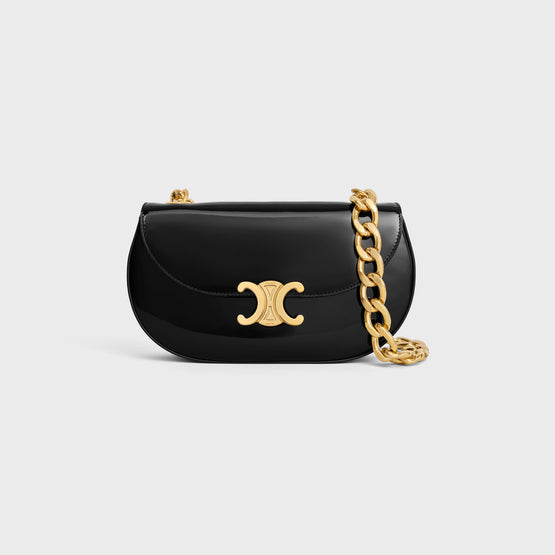 CHAIN BESACE TALULAH IN NEW BESACE PATENT CALFSKI