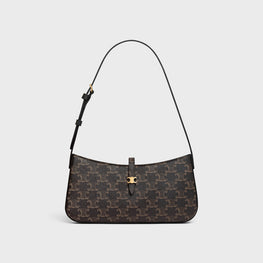 TINA SHOULDER BAG IN TRIOMPHE CANVAS & CALFSKIN