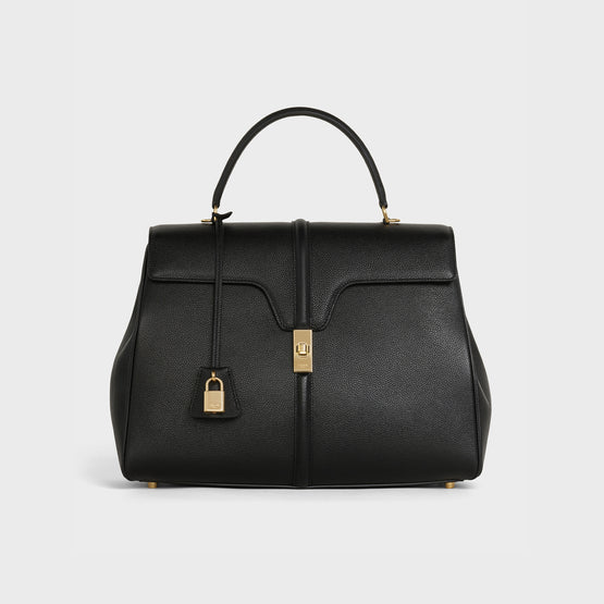 LARGE 16 IN 16 GRAINED CALFSKIN