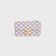 SHOULDER BAG CLAUDE IN TRIOMPHE CANVAS & CALFSKI