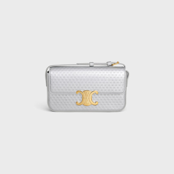 SHOULDER BAG CLAUDE IN TRIOMPHE TRI.EMBOS.LAMIN.