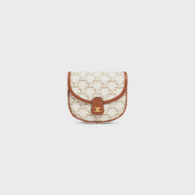 MINI BESACE IN TRIOMPHE CANVAS & CALFSKIN