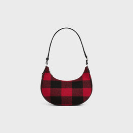 AVA WITH STRAP IN AVA TEXTILE & CALFSKIN