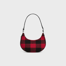 AVA WITH STRAP IN AVA TEXTILE & CALFSKIN