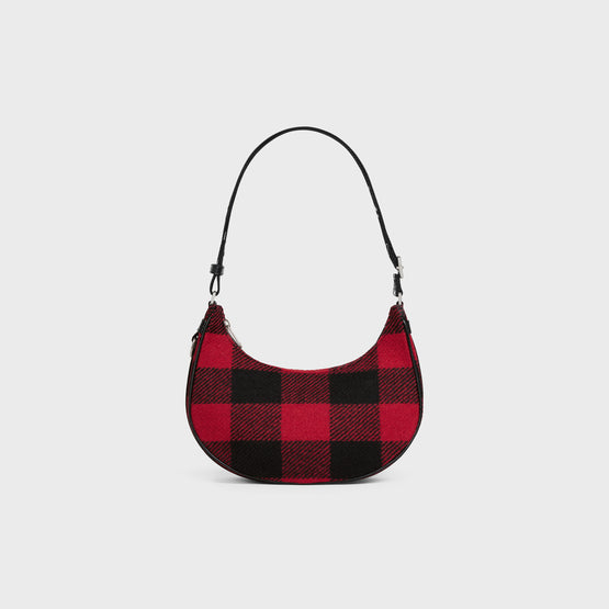 AVA WITH STRAP IN AVA TEXTILE & CALFSKIN
