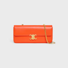 LARGE CHAIN SHOULDER CLAUDE IN SHINY CALFSKIN