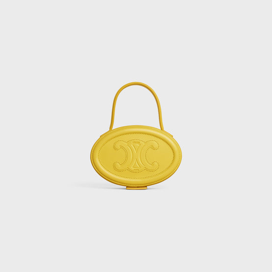 OVAL MINAUDIERE IN CUIR TRIOM. SMOOTH CALFSK