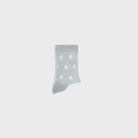 CHAUSSETTES MI-HAUTES IN LUREX TRIOMPHE ALL-OVER