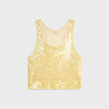 DEBARDEUR BRODE IN SOIE