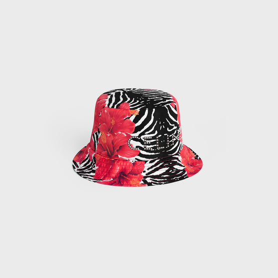 BOB CELINE STUDS IN NYLON HIBISCUS ZEBRE