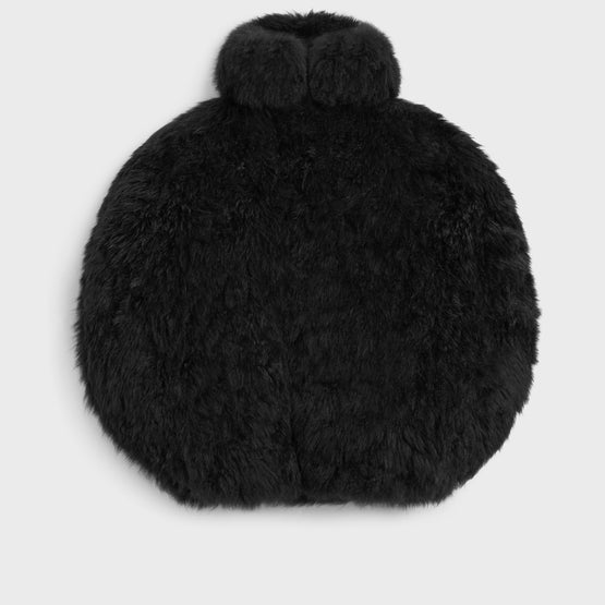 MANTEAU CONFETTI IN SHEARLING CHEVRE CACHEMIRE
