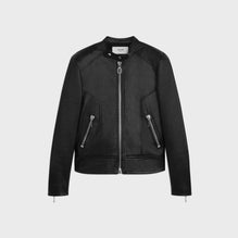BLOUSON RACER IN AGNEAU SOUPLE