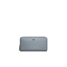 Men Long Zipped Wallet Grained Cal - H11G