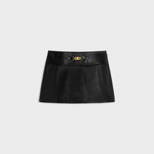 MINI JUPE TRIOMPHE IN LEATHER