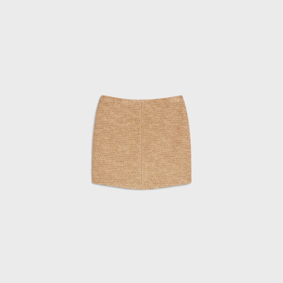 JUPE COURTE IN TWEED LUREX
