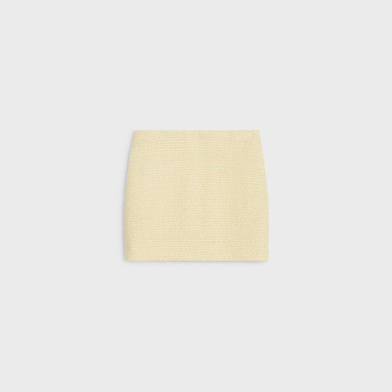 JUPE COURTE IN NATTE BOUCLETTE
