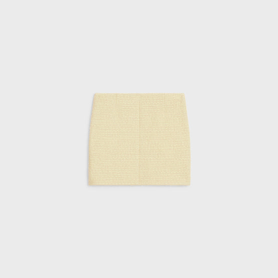 JUPE COURTE IN NATTE BOUCLETTE