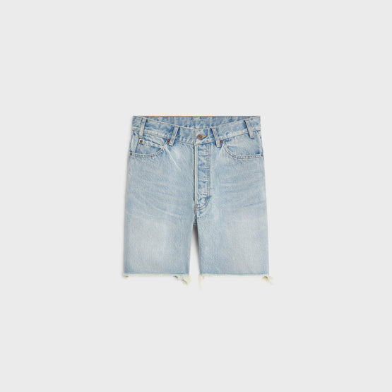 SHORT WESLEY IN RIGID INDIGO DENIM