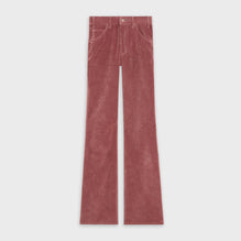 JEANS FLARE DYLAN IN VELOURS