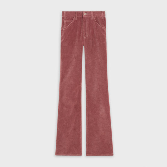 JEANS FLARE DYLAN IN VELOURS