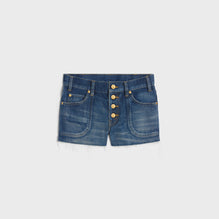 MINI SHORT TAILLE BASSE IN CLASSIC DENIM RI