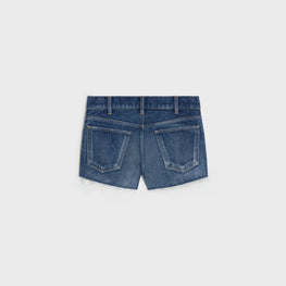 MINI SHORT TAILLE BASSE IN CLASSIC DENIM RI