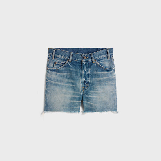 SHORT SKATE BORDS FRANCS IN RIGID INDIGO DENIM