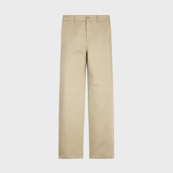 CHINO DROIT IN TWILL