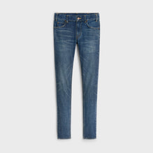 JEANS SKINNY IN RIGID INDIGO DENIM