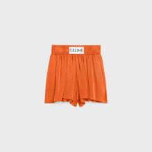 BOXING SHORT FLUIDE IN SATIN TEDDY