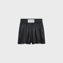 BOXING SHORT FLUIDE IN SATIN LIQUIDE