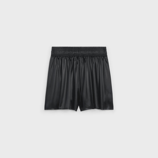 BOXING SHORT FLUIDE IN SATIN LIQUIDE